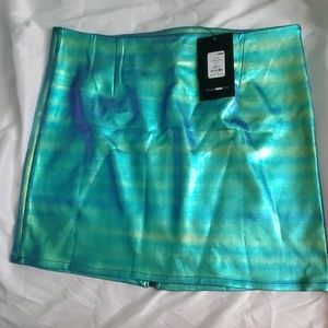 FN Iridescent skirt